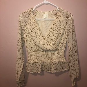 Cute Polk-a-dot blouse